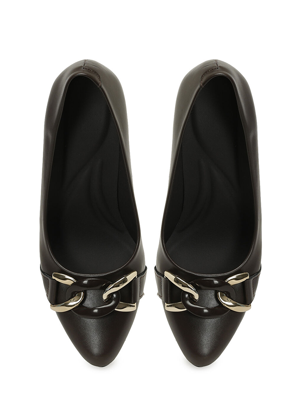 326031.Z 5PR Kahverengi Kadın Topuklu Ayakkabı-3