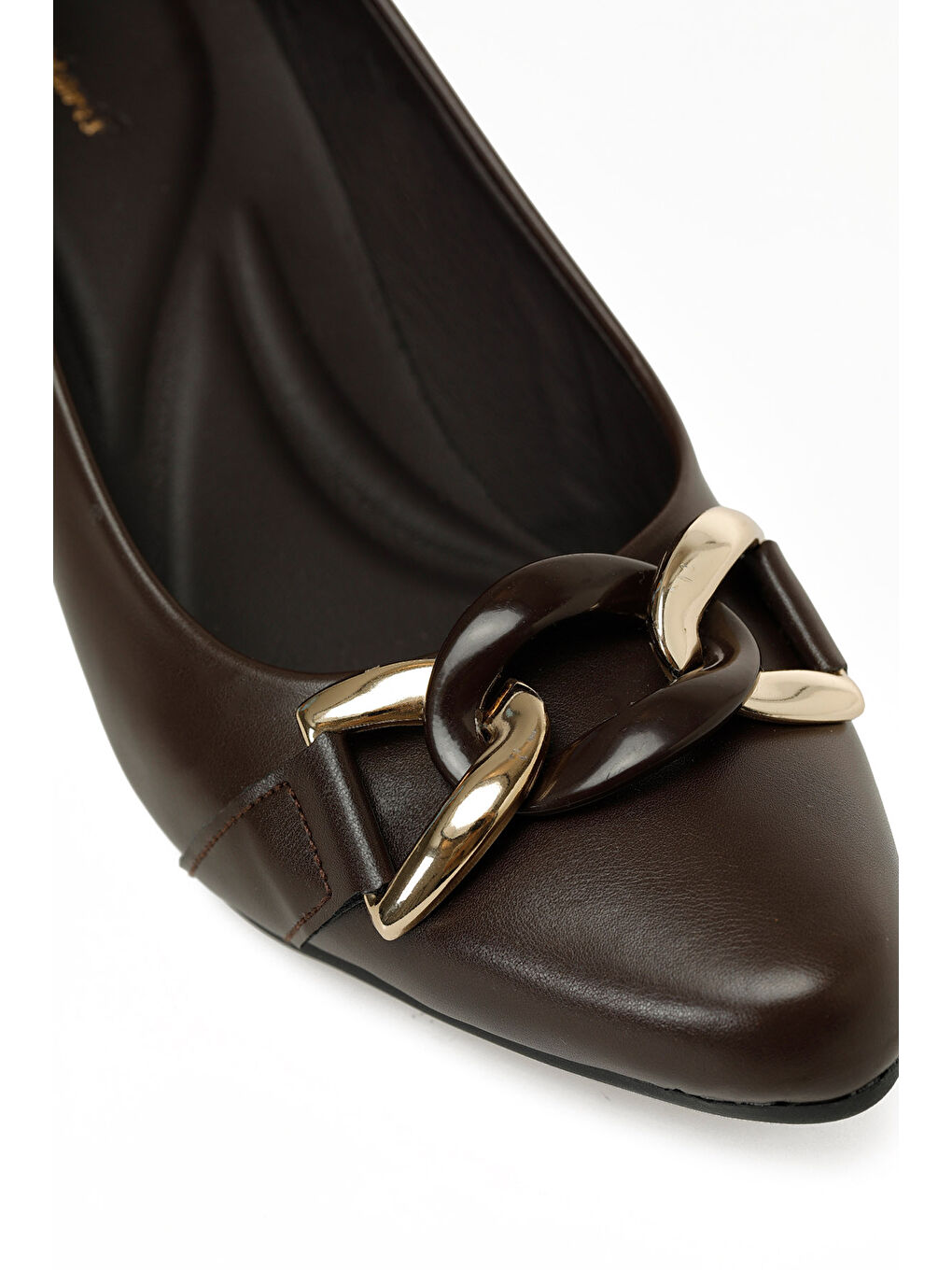 326031.Z 5PR Kahverengi Kadın Topuklu Ayakkabı-6