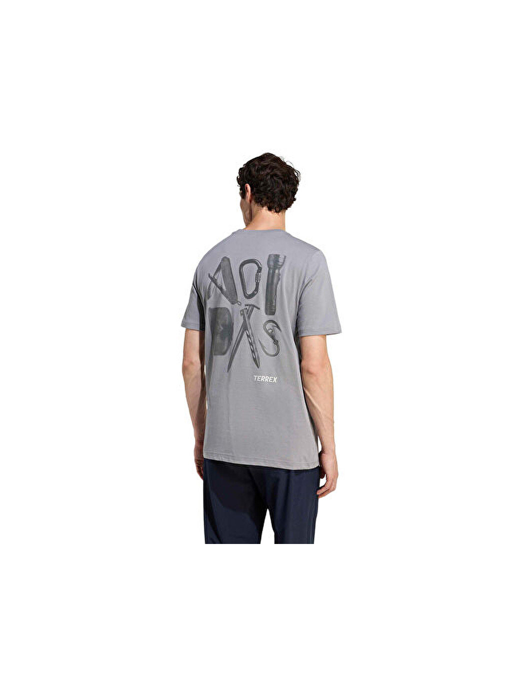 M Terrex Camp Gear G T Erkek Outdoor Tişörtü Kb9636 Gri-1