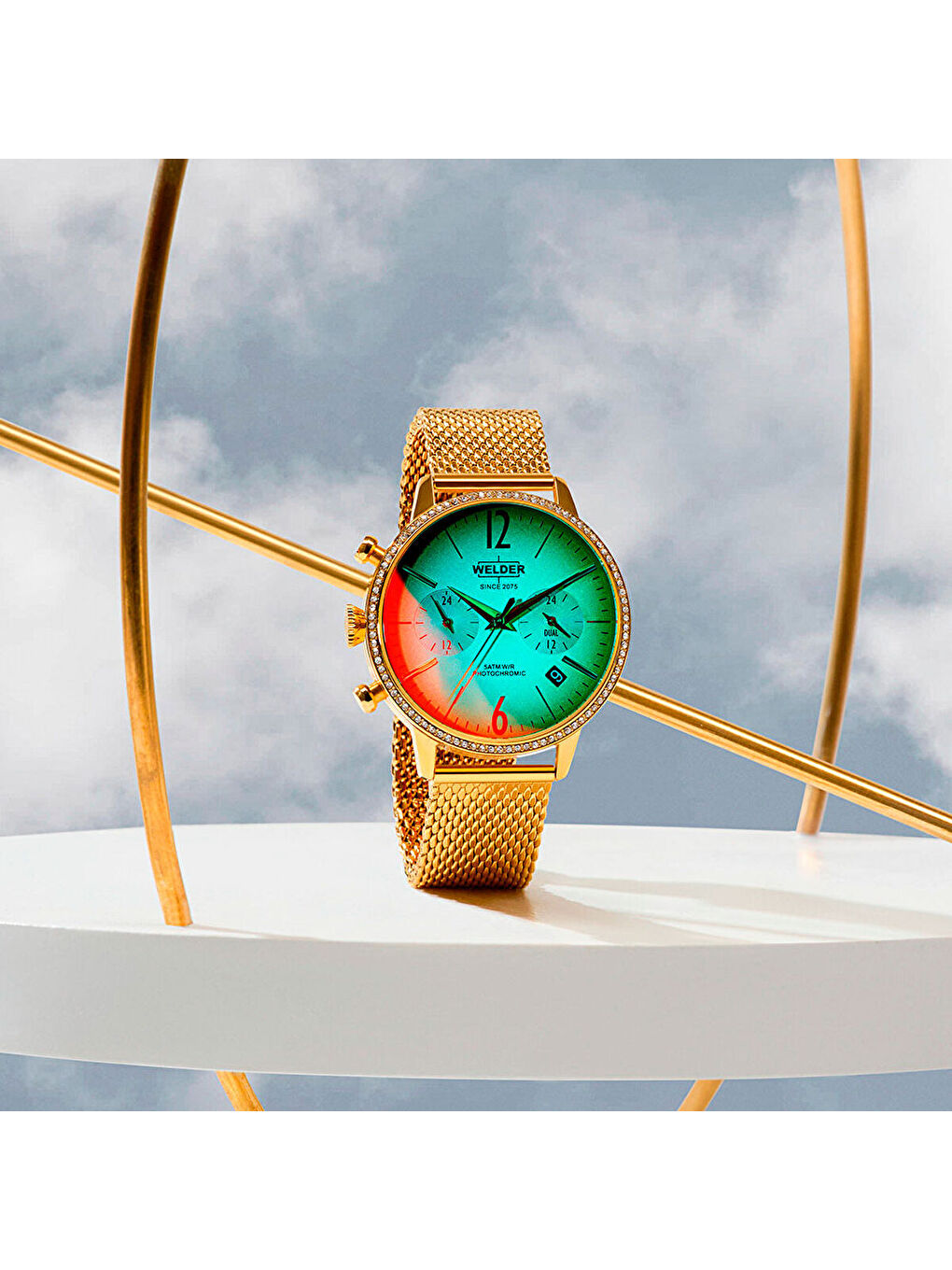 Sarı WWRC664 38 mm Kadın Kol Saati-4