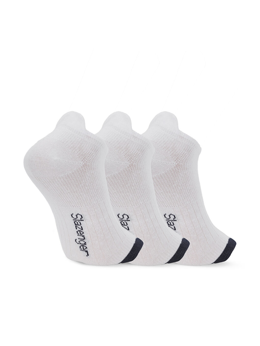 JADEX 3 lü Erkek Beyaz Çorap-1