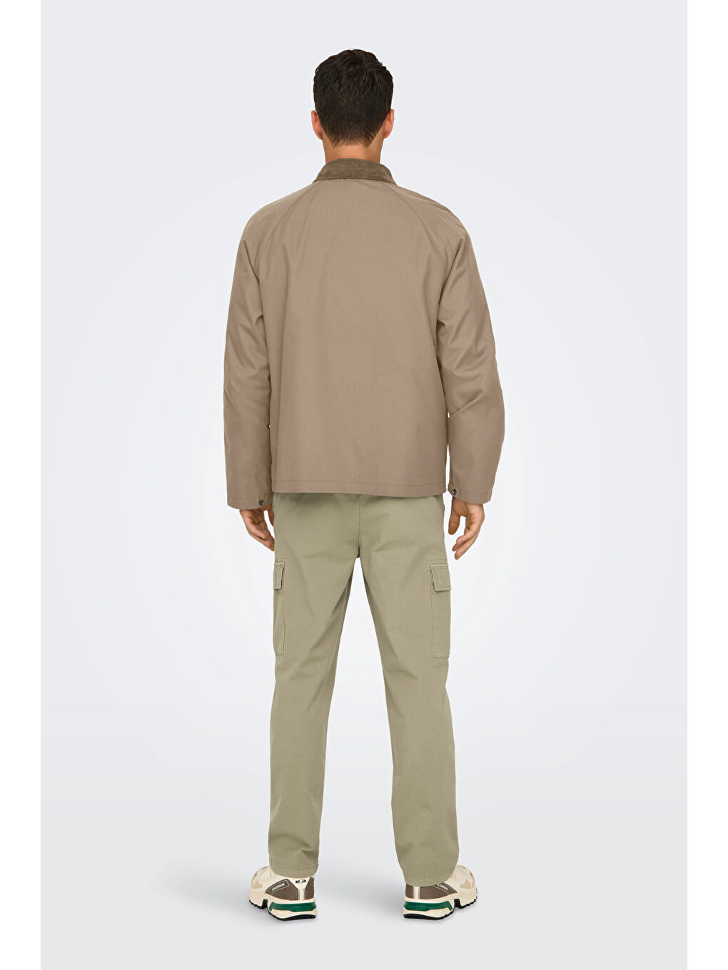 Bej Onskosmo Regular Fit Ceket Yaka Mont 22031626-1