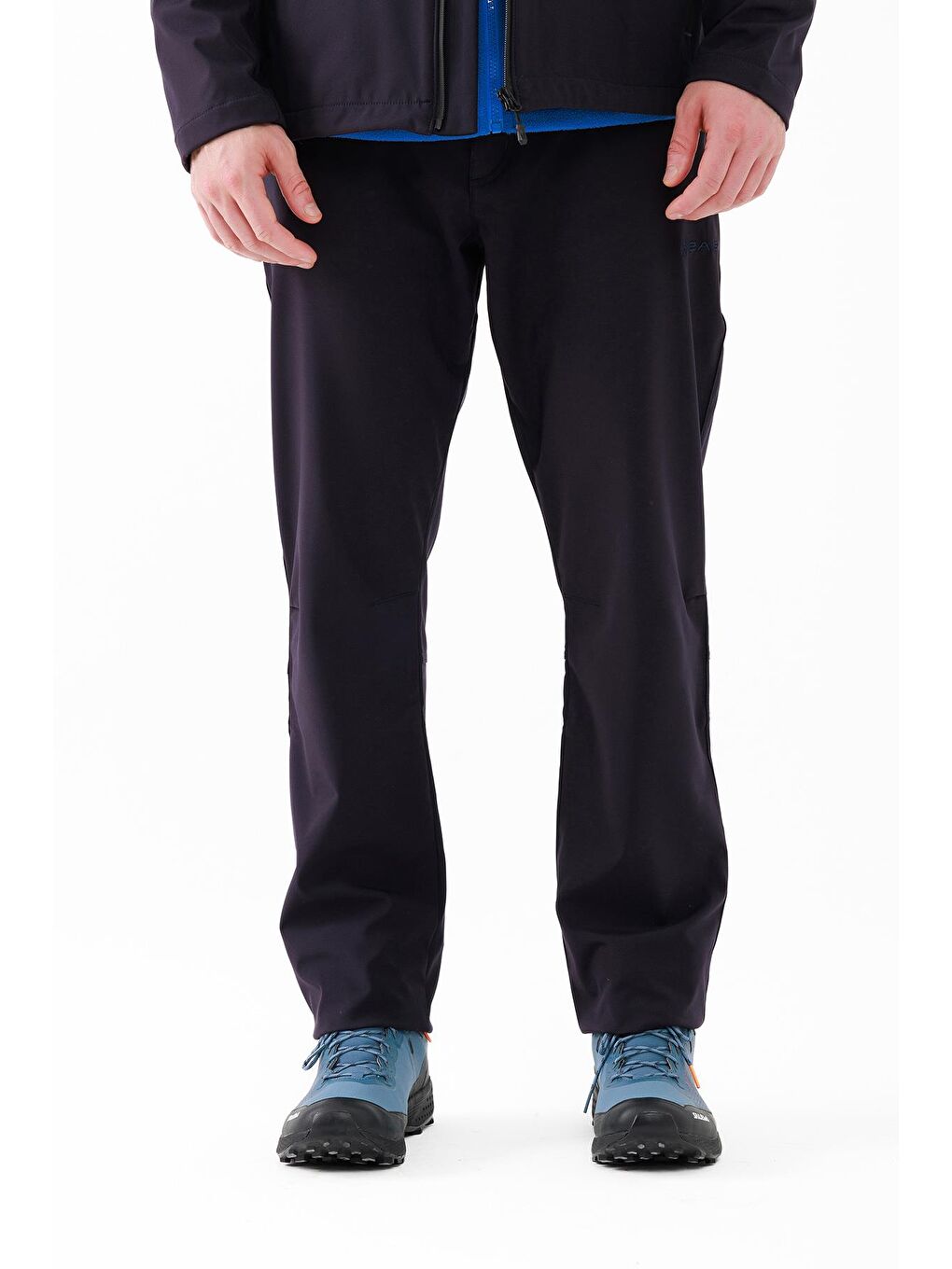Badger İnce Softshell Erkek Pantolon Siyah-1