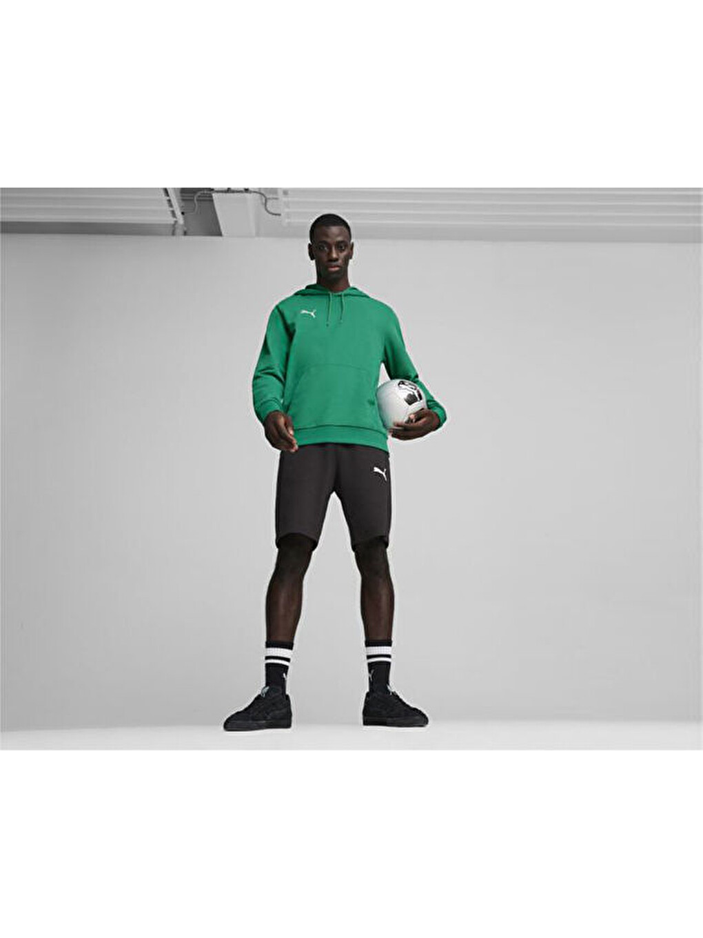 Teamgoal Casuals Hoody Erkek Futbol Antrenman Sweatshirts 65861805 Yeşil-4