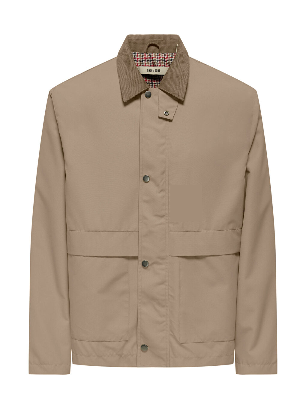 Bej Onskosmo Regular Fit Ceket Yaka Mont 22031626-2