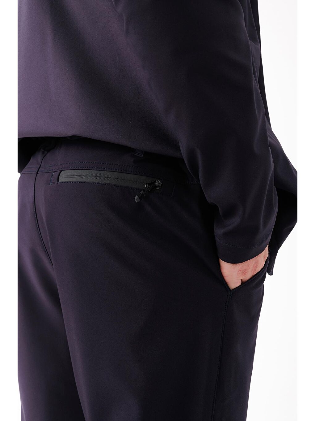Badger İnce Softshell Erkek Pantolon Siyah-3