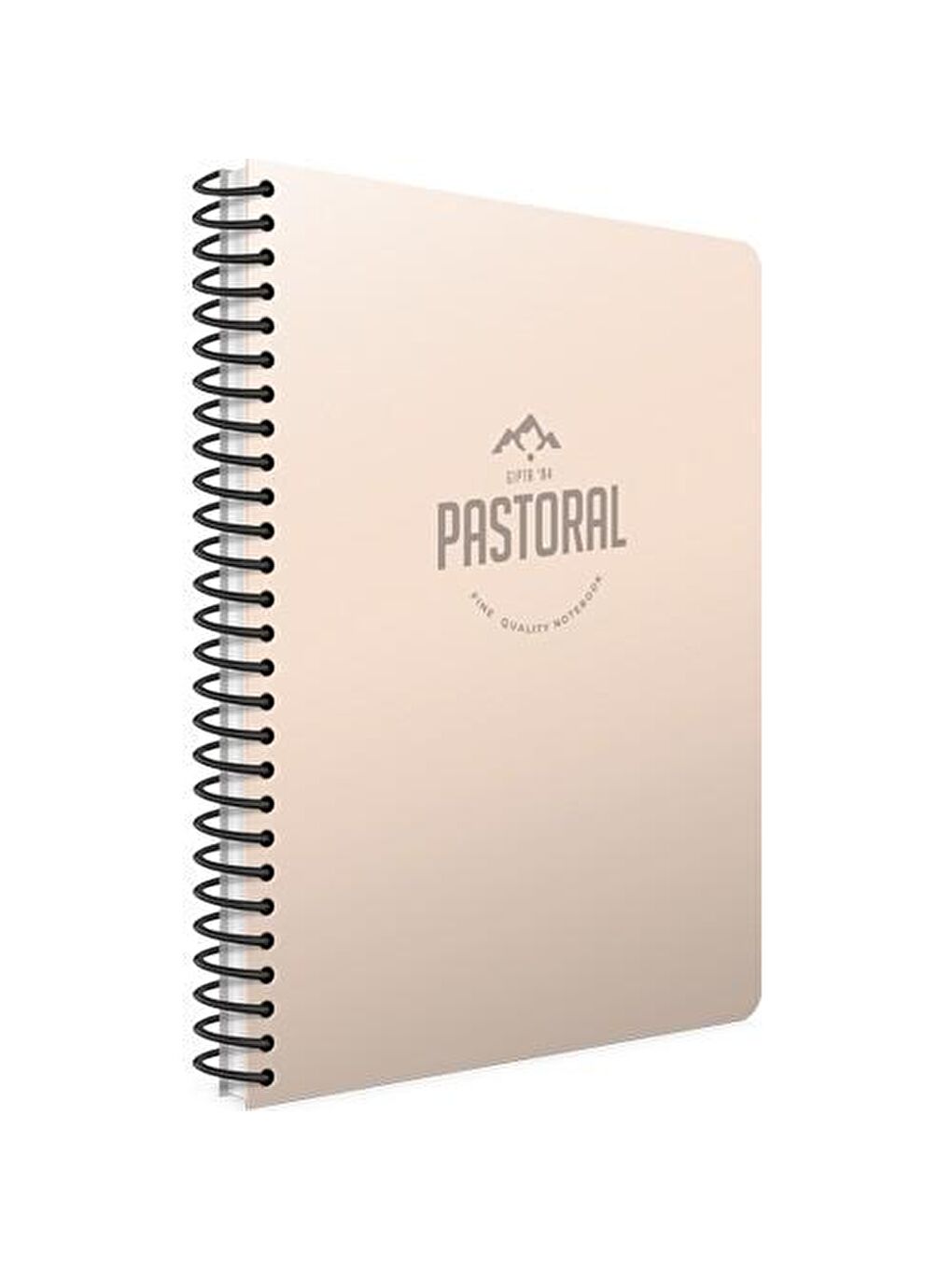 Gıpta Karışık Asorti Pastoral 17x24 96 Yaprak Plastik Kapak Spiralli Defter Çizgili 5 Adet - 1