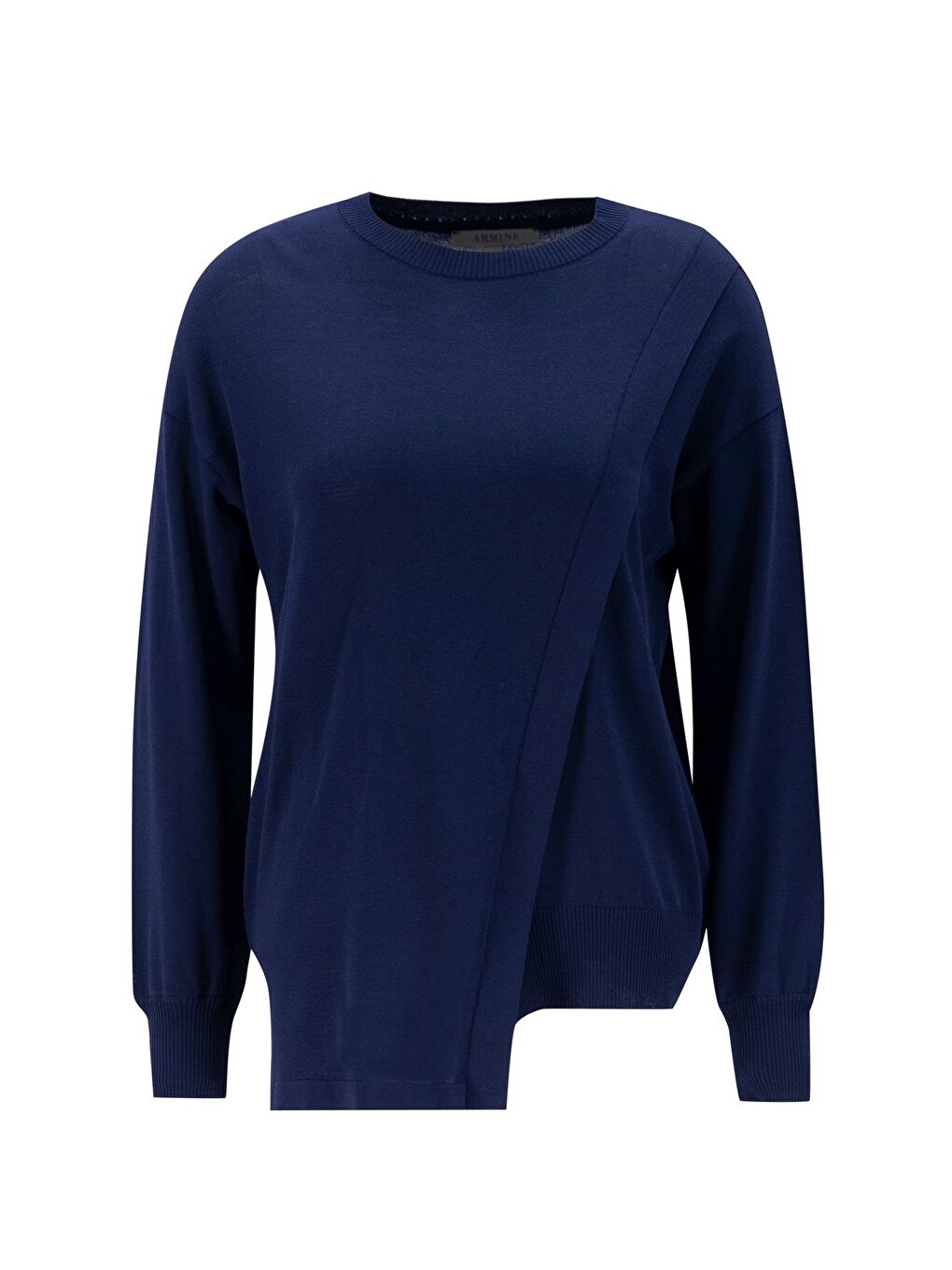 Aller Detaylı Triko Kazak 24Kd2005 Lacivert