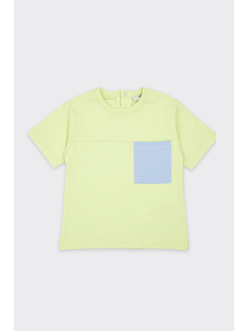 Erkek Bebek Cepli Yeşil Tişört