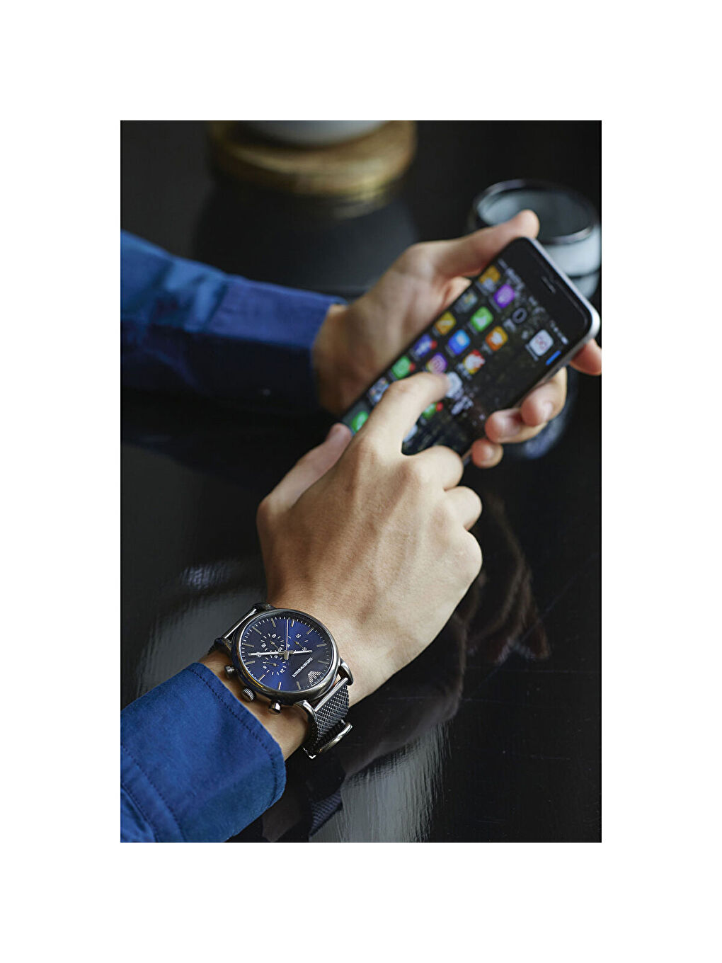 Gri AR1979 Erkek Kol Saati-3