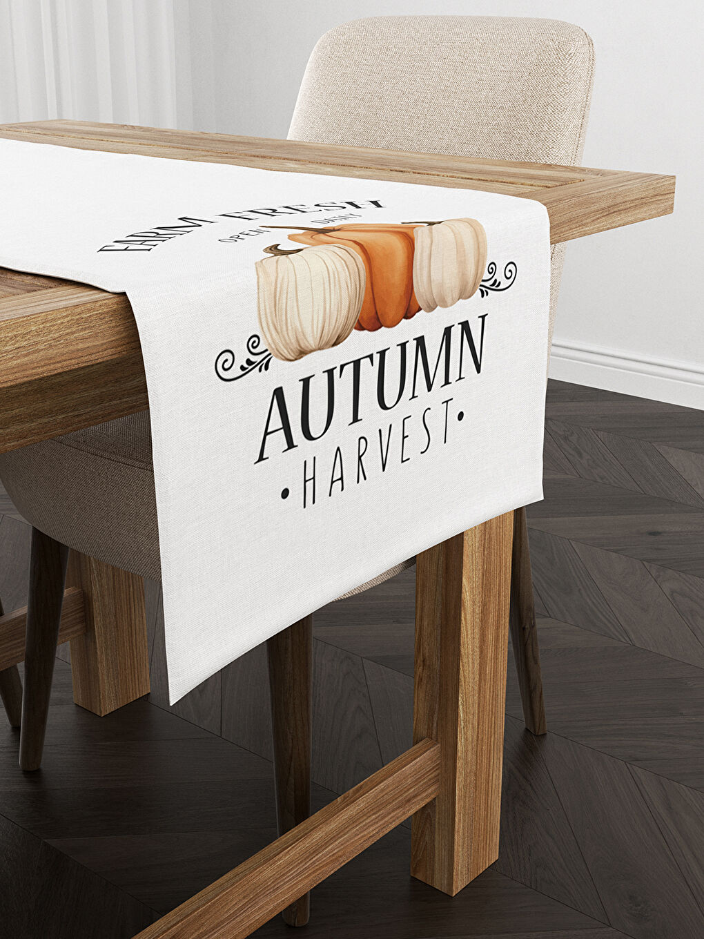 Karışık Sonbahar Desenli Runner Modeli