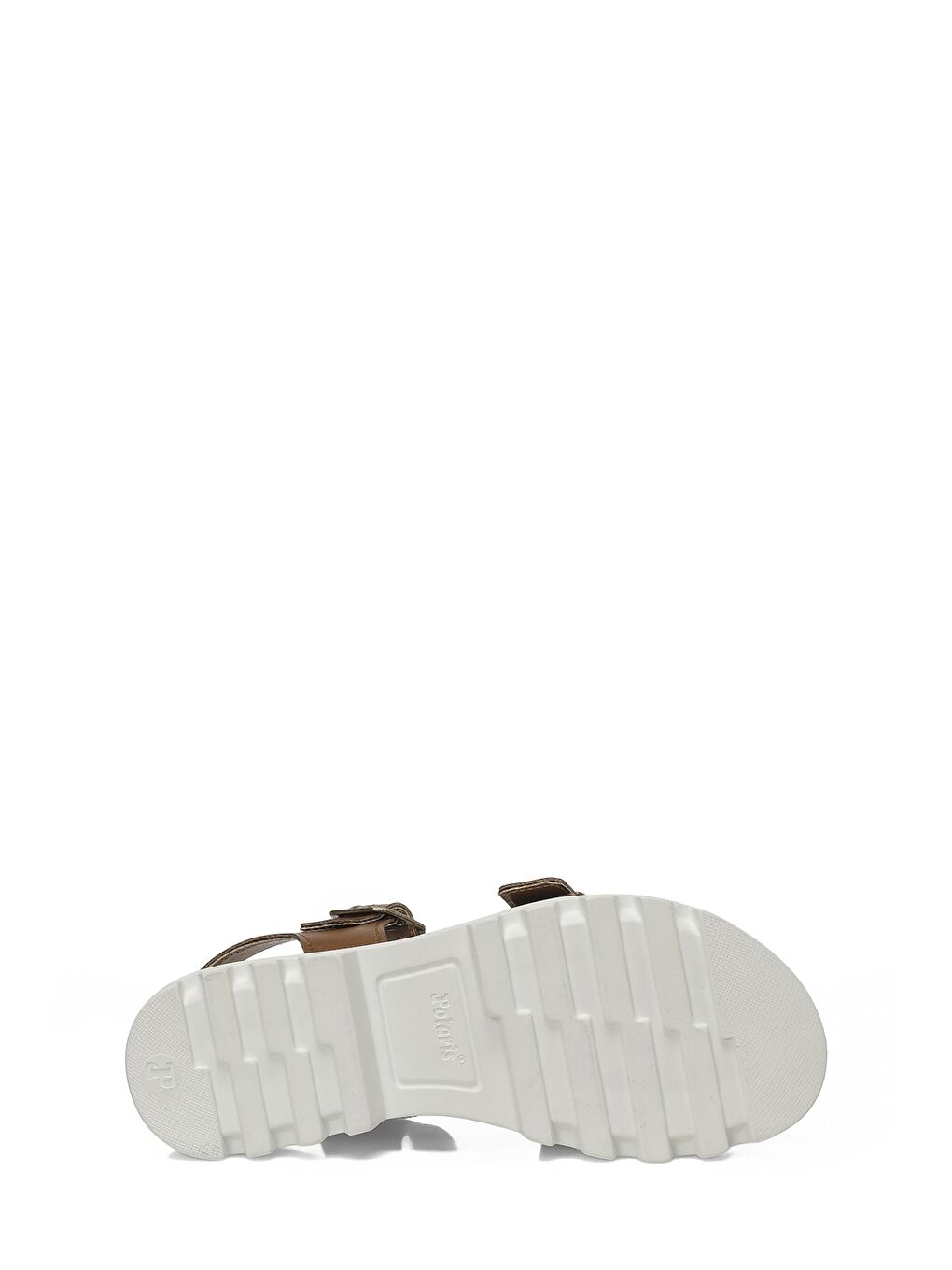 Kahverengi 325568.Z 5FX Taba Kadın Kalın Taban Sandalet-5