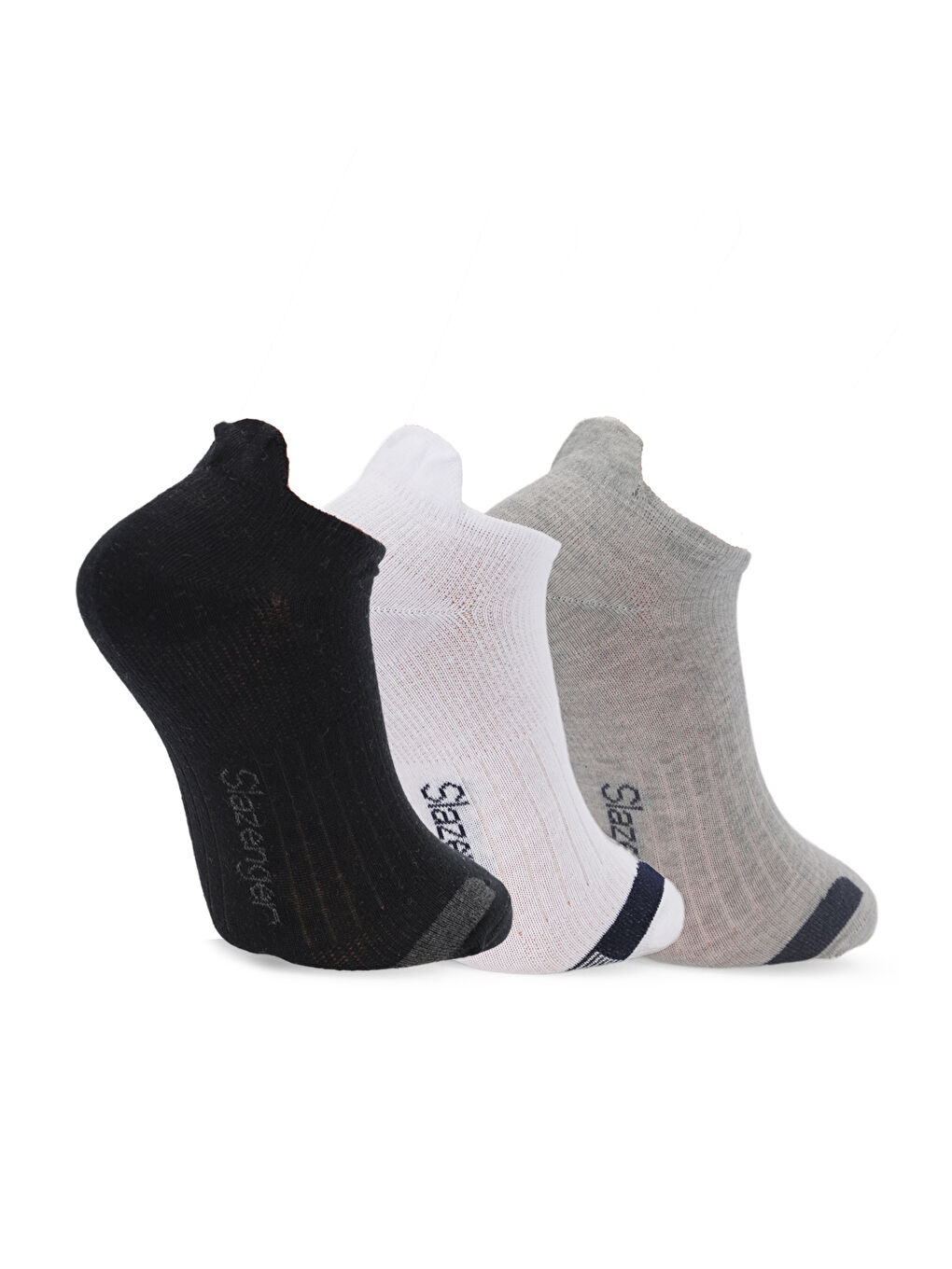 JADEX 3 lü Erkek Siyah / Beyaz Çorap-1