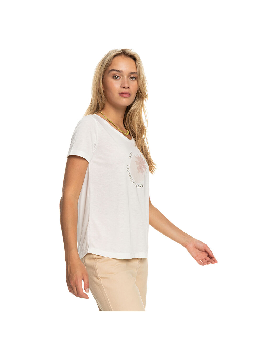 Chasing The Wave Kadın Beyaz Tişört-1