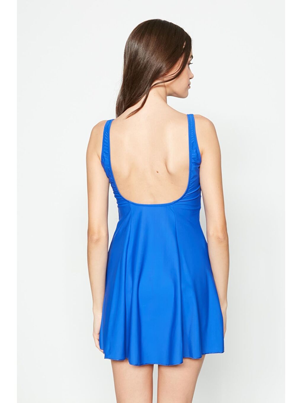 Lacivert Şortlu Elbise Mayo 7490 Parlament-3