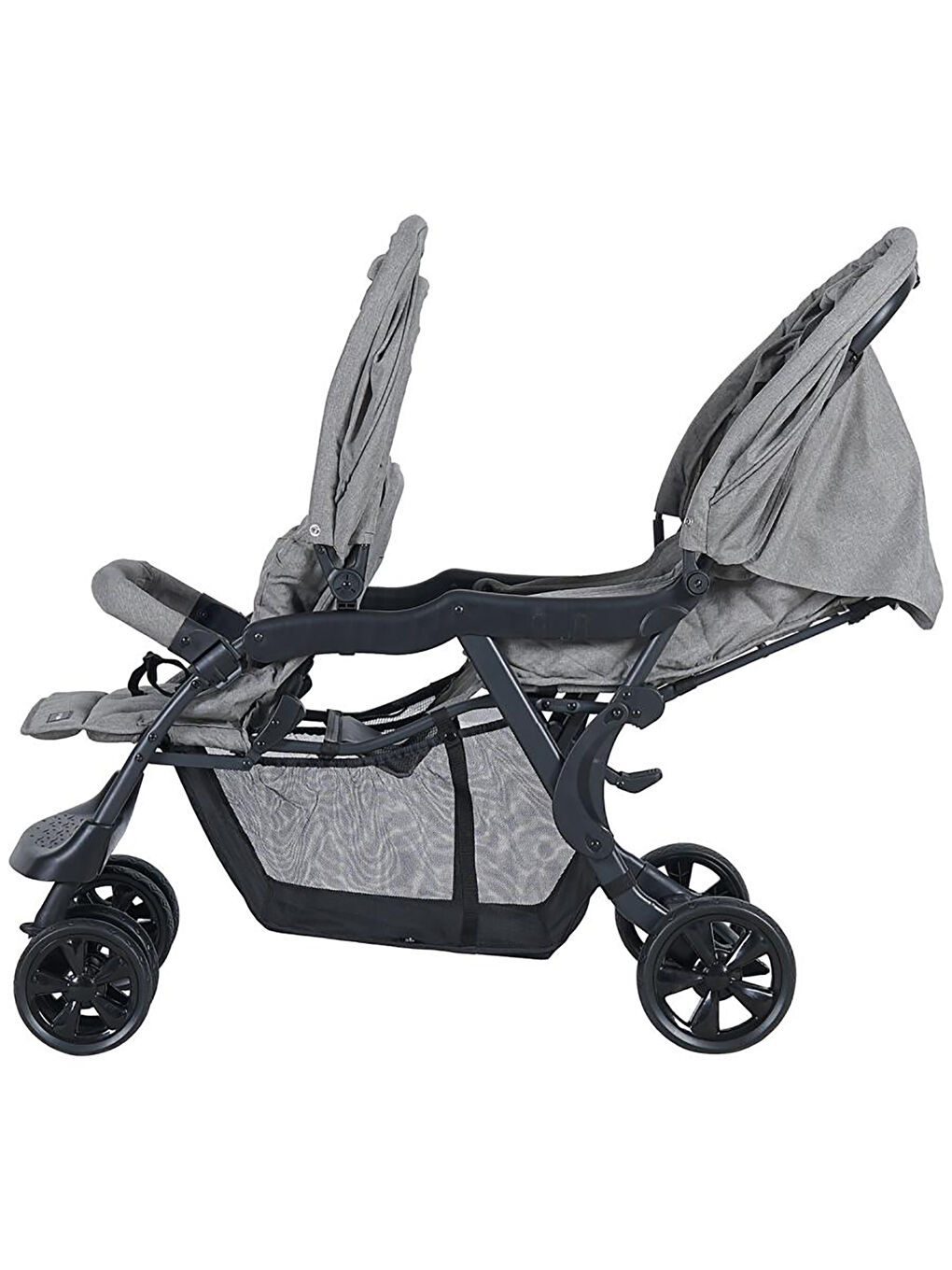 Arwen ikiz Bebek Arabası Gri-1