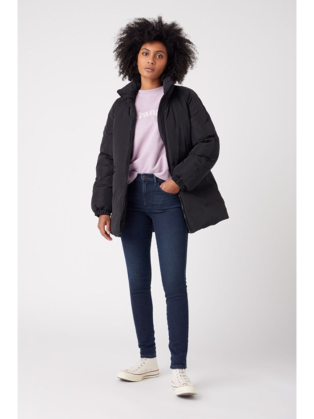 Gri Skinny Fit Dar Kesim Yüksek Bel Esnek Jean Jean Pantolon-1