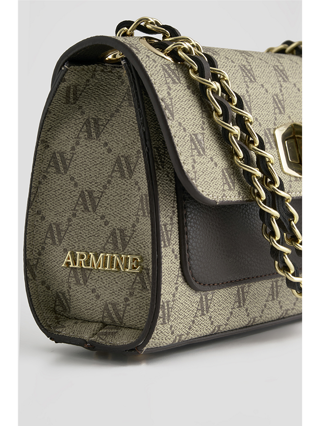 Bej Çanta Noktalı 25Yd7426 Vizon-2