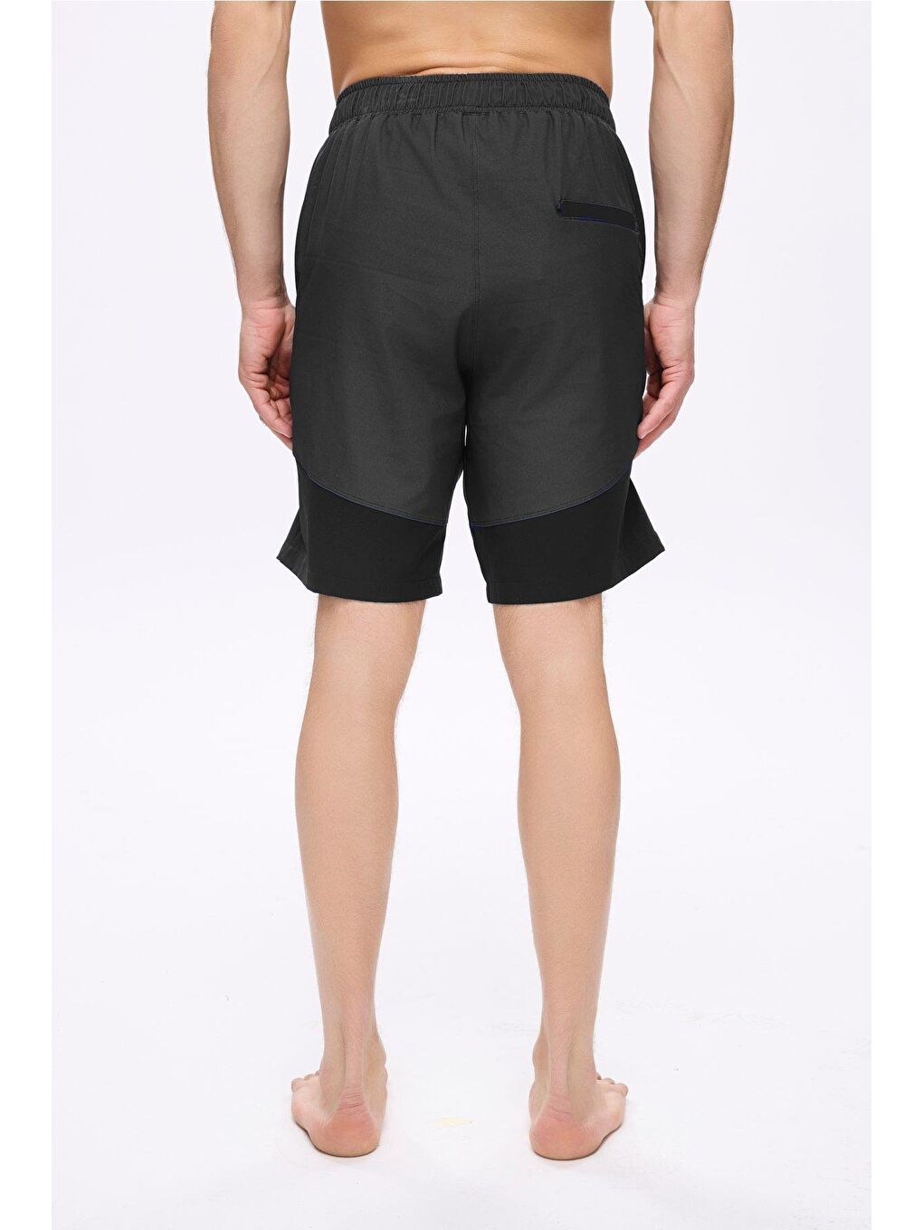 Spor Kesim Siyah Erkek Kısa Havuz Ve Deniz Şortu 5031-1