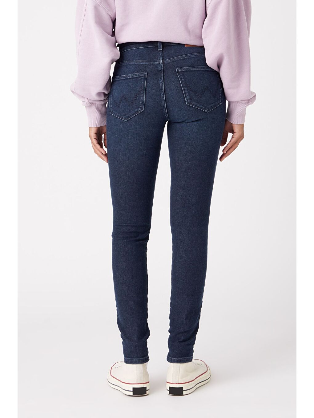 Gri Skinny Fit Dar Kesim Yüksek Bel Esnek Jean Jean Pantolon-2