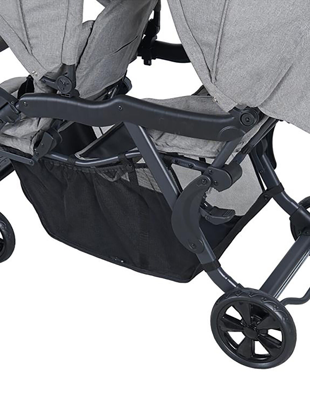 Arwen ikiz Bebek Arabası Gri-5