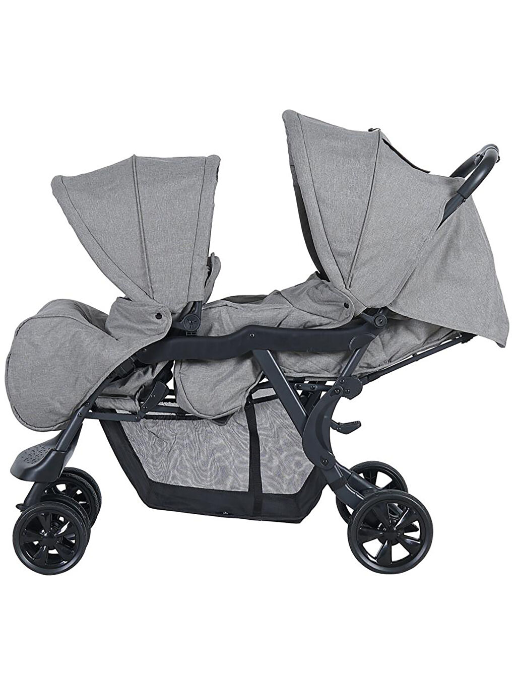 Arwen ikiz Bebek Arabası Gri-6