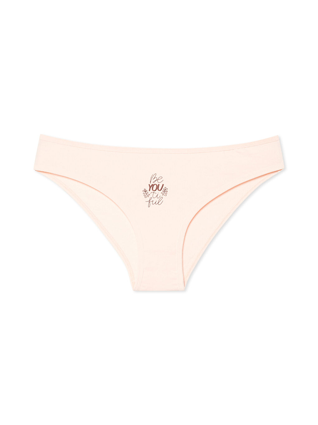 Karışık Pamuklu Desenli ve Baskılı Slip Kadın Külot 3'lü Paket-1