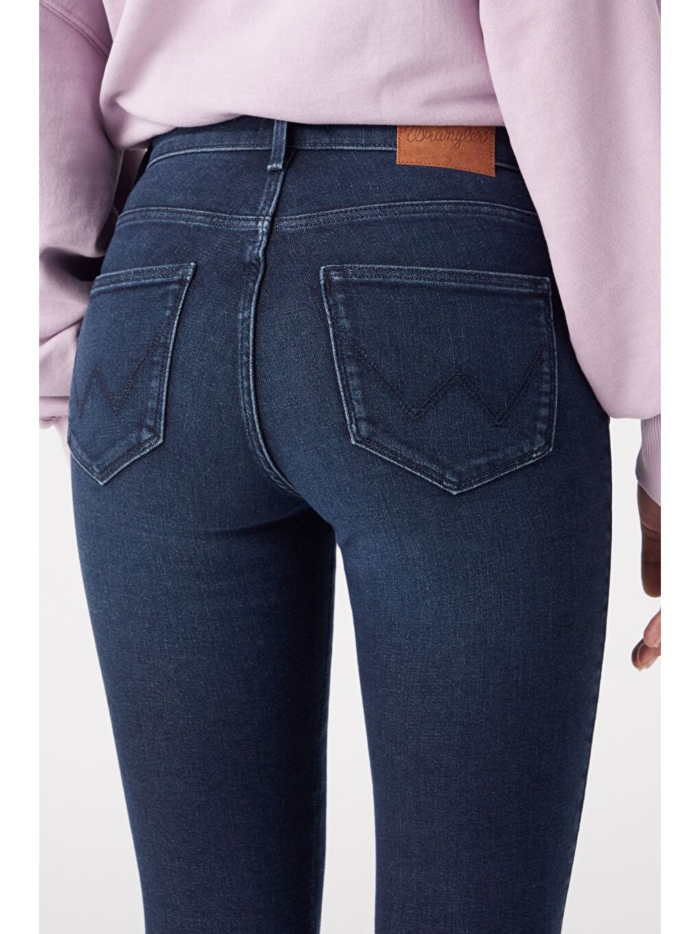 Gri Skinny Fit Dar Kesim Yüksek Bel Esnek Jean Jean Pantolon-3