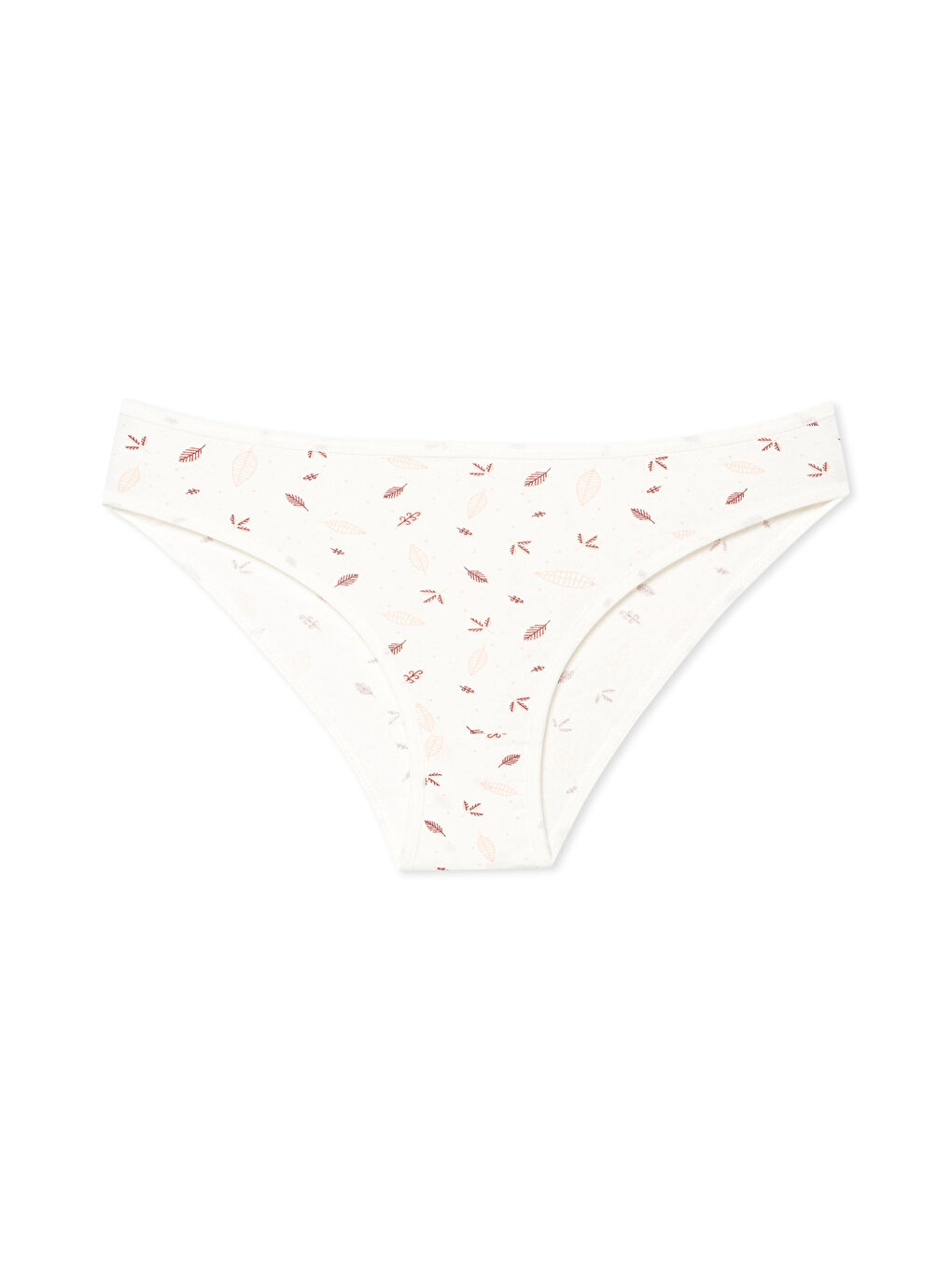 Karışık Pamuklu Desenli ve Baskılı Slip Kadın Külot 3'lü Paket-2