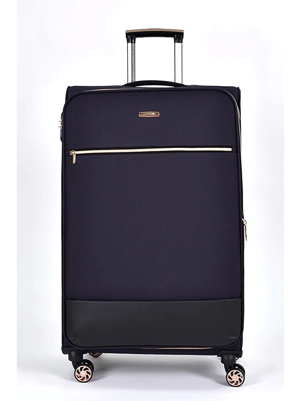 Lacivert Kumaş Ekstra Hafif Büyük Boy Valiz