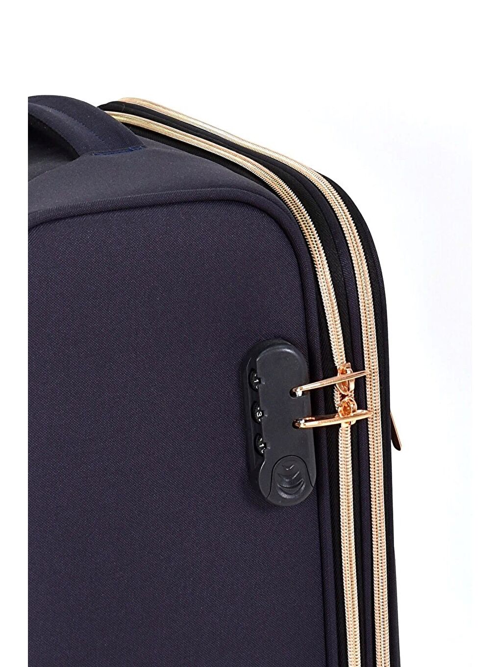 Lacivert Kumaş Ekstra Hafif Orta Boy Valiz-1