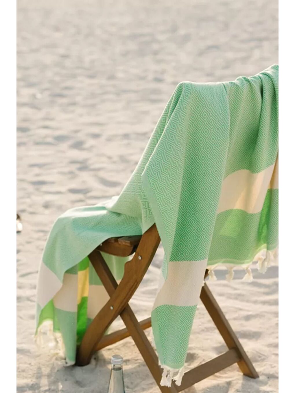 Yeşil Elmas Yöresel Peştemal – 100x180 cm | %100 Pamuk YESIL/100X180CM-1