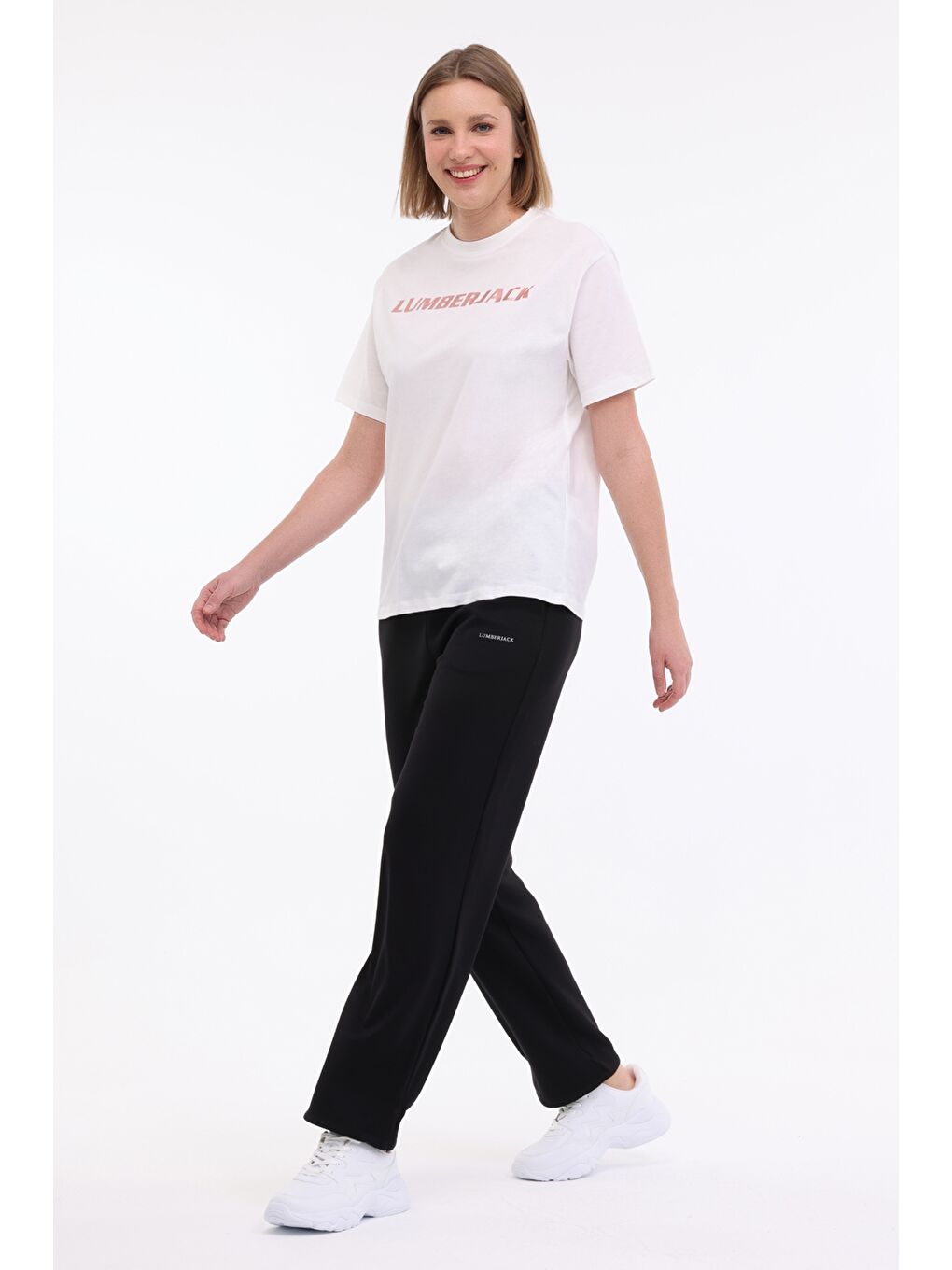 WL CINZIA 22MS432 5FX Siyah Kadın Eşofman Altı-2