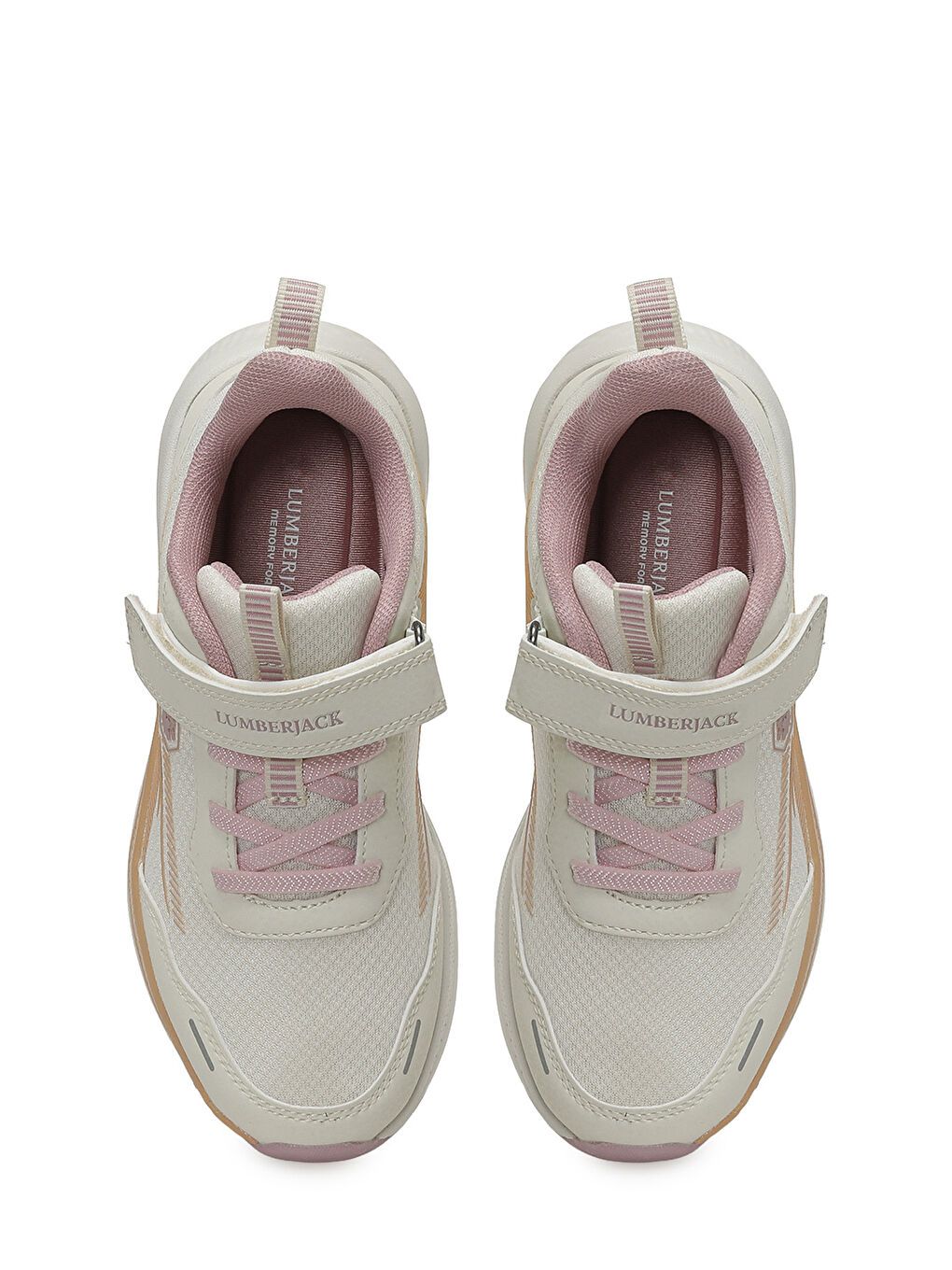 Pembe SUTTON 6FX Krem Kız Çocuk Spor Ayakkabı-3