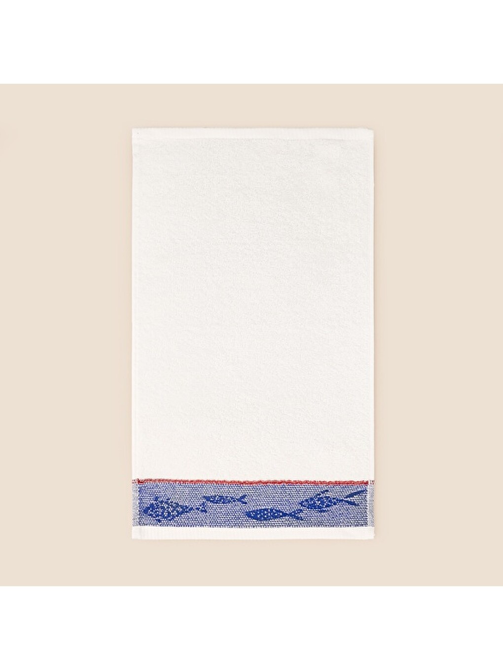 Soft Fisk El Havlusu - Ekru - 30x50 cm-5