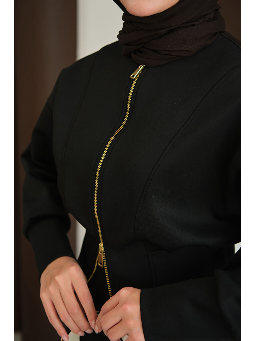 Kadın Beli Korse Detay Takım Siyah-4