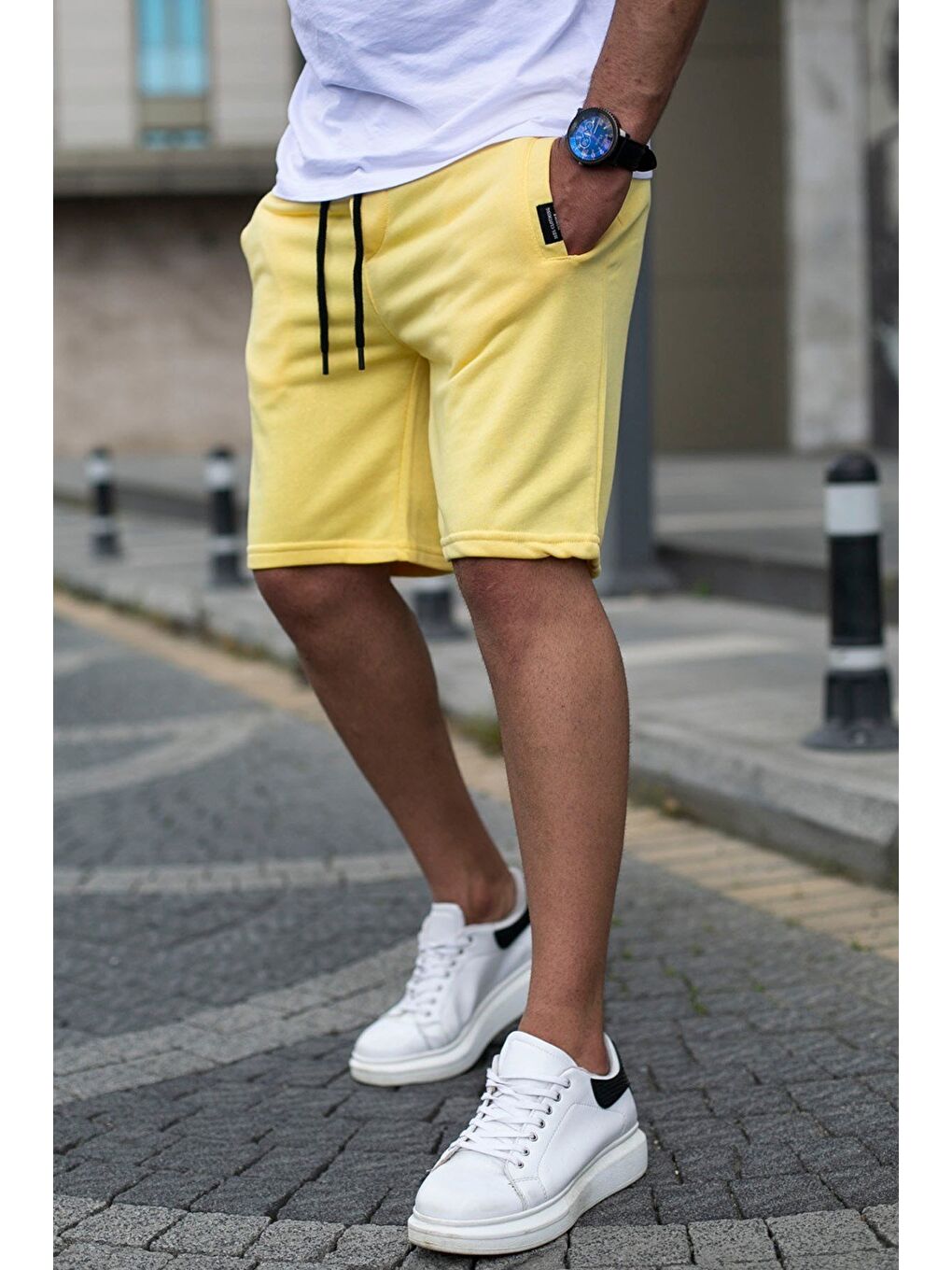 Sarı Erkek Regular Fit Şort 4842