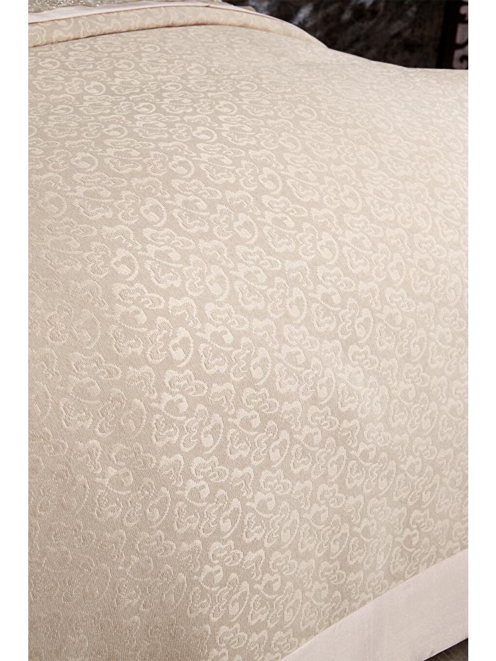 Çeyizdiyarı Fransız Güpürlü Diana Pike Takımı Bej-6