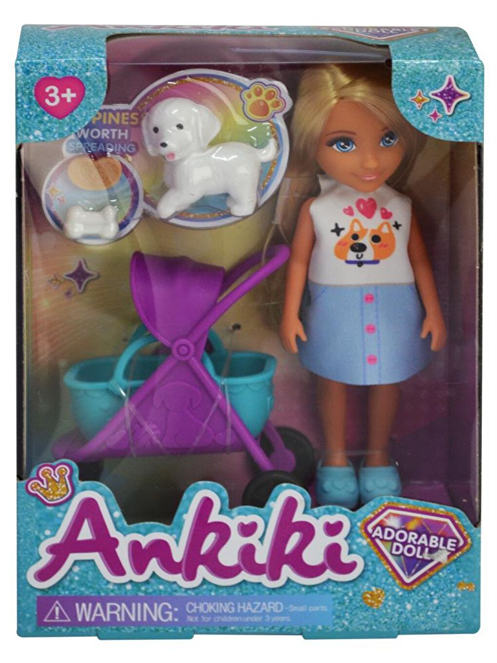 Ankiki Köpek ve Pusetli Bebek