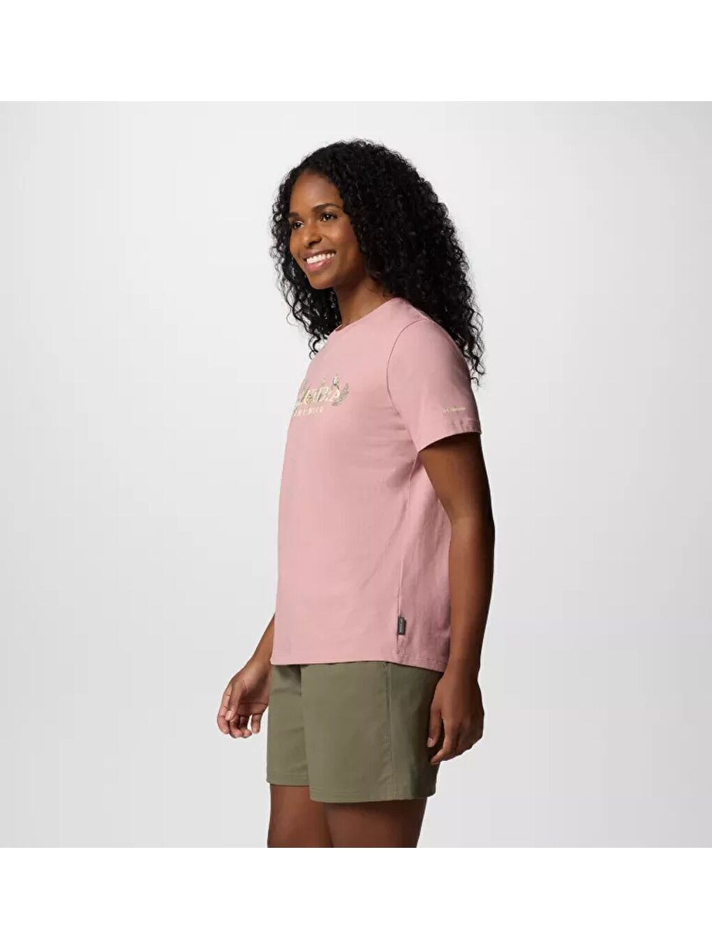 Columbia Pembe CSC W Outback Critters 2 SS Tee Kadın Tişört CS0427 - 2
