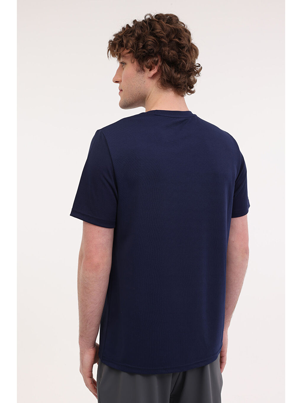 MB CT100 PES C T-SH 5FX Lacivert Erkek Kısa Kol Tişört-1