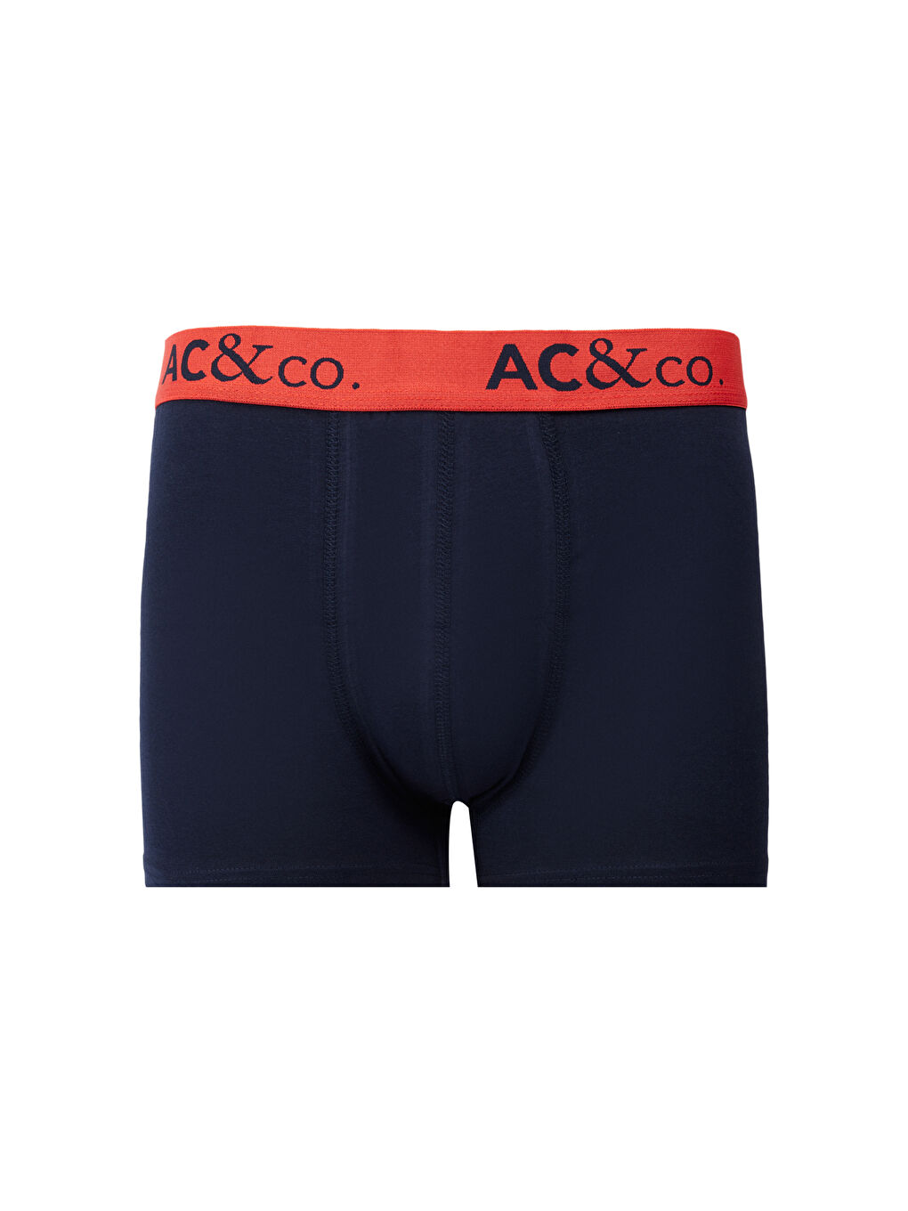 Erkek Lacivert-Kiremit Premium Pamuklu 3'lü Paket Desenli Boxer-2