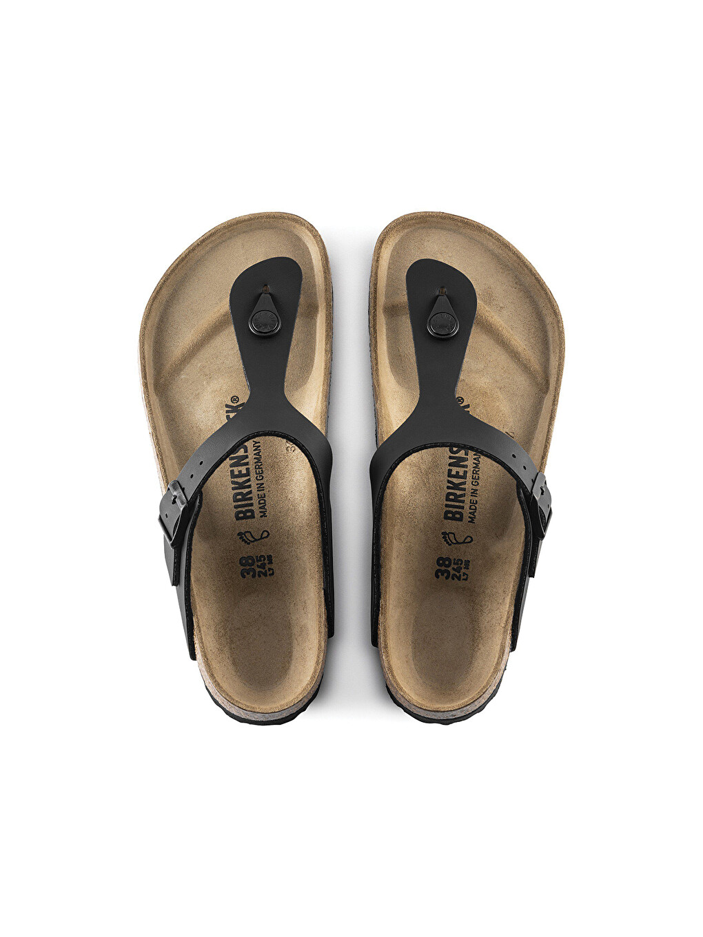 Siyah Kadın Terlik 043691 Gizeh Nos Schwarz Birko-flor-4
