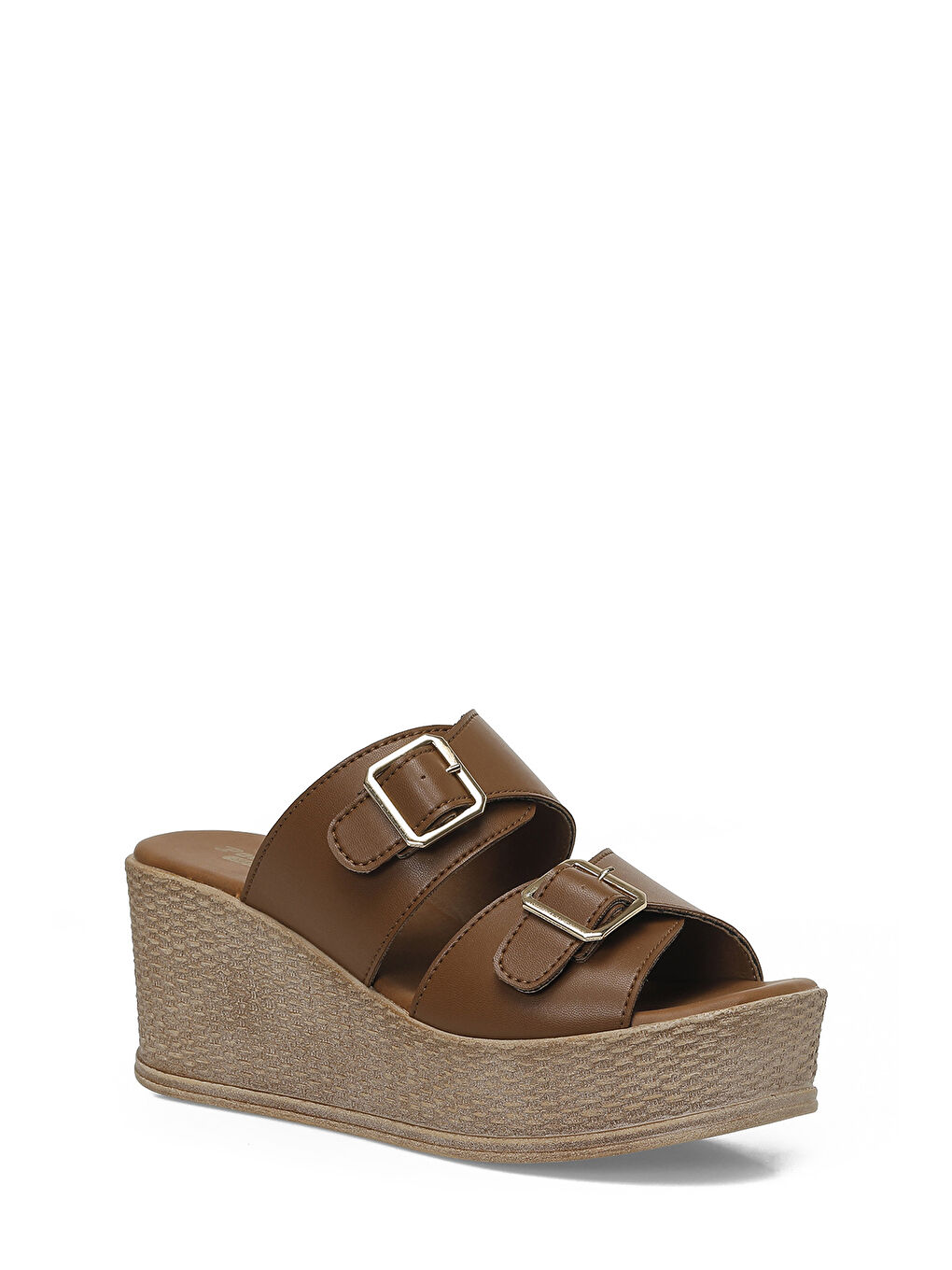 Kahverengi 325089.Z 5FX Taba Kadın Terlik-1