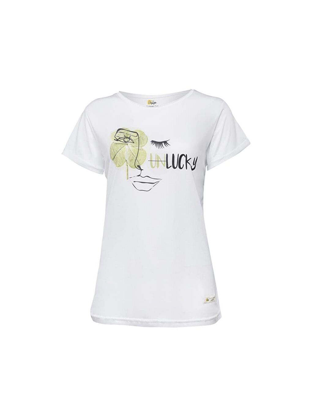 Beyaz Faces Lucky Kadın T-Shirt