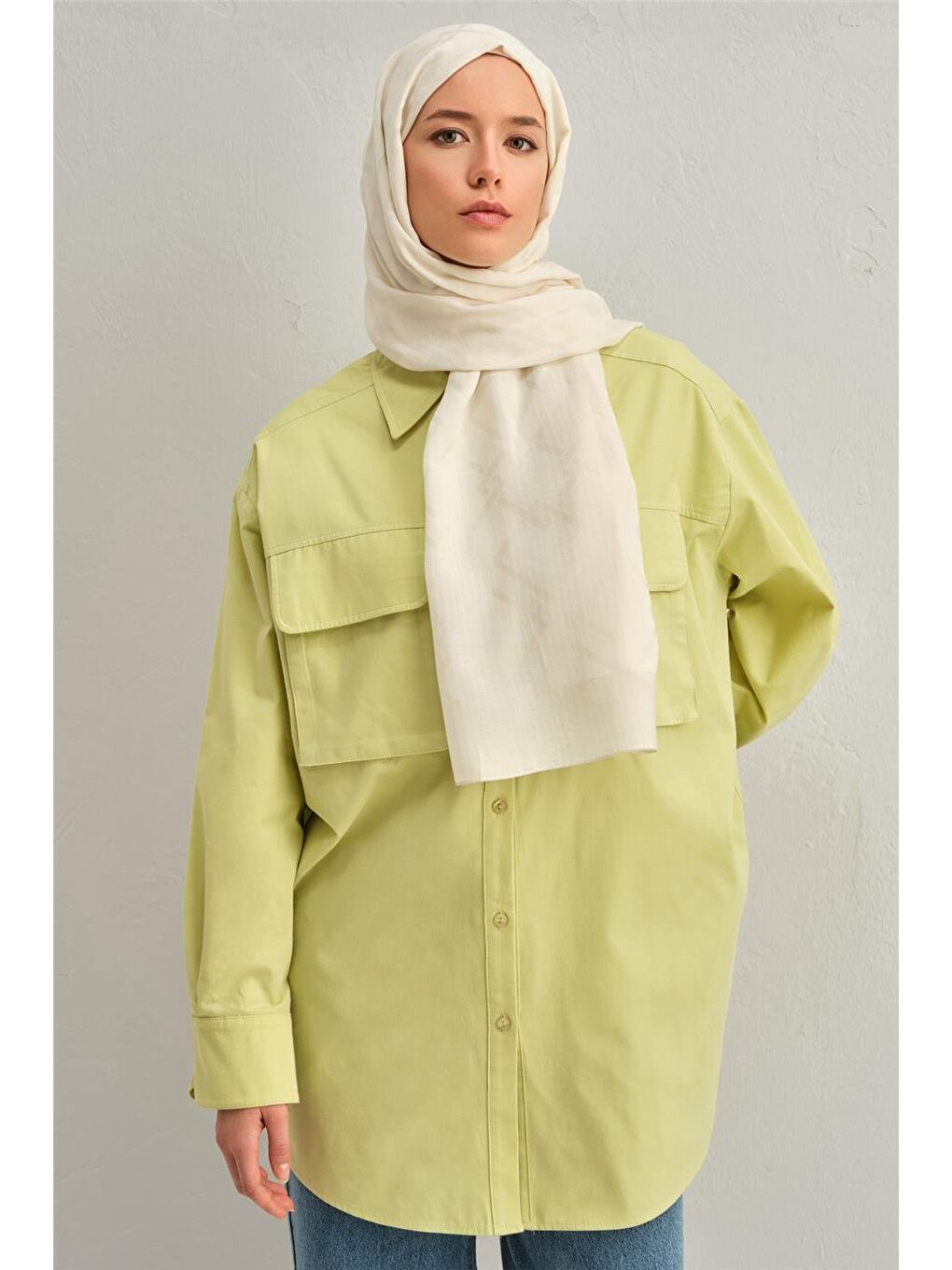 Beyaz İpek Şal 2 32100