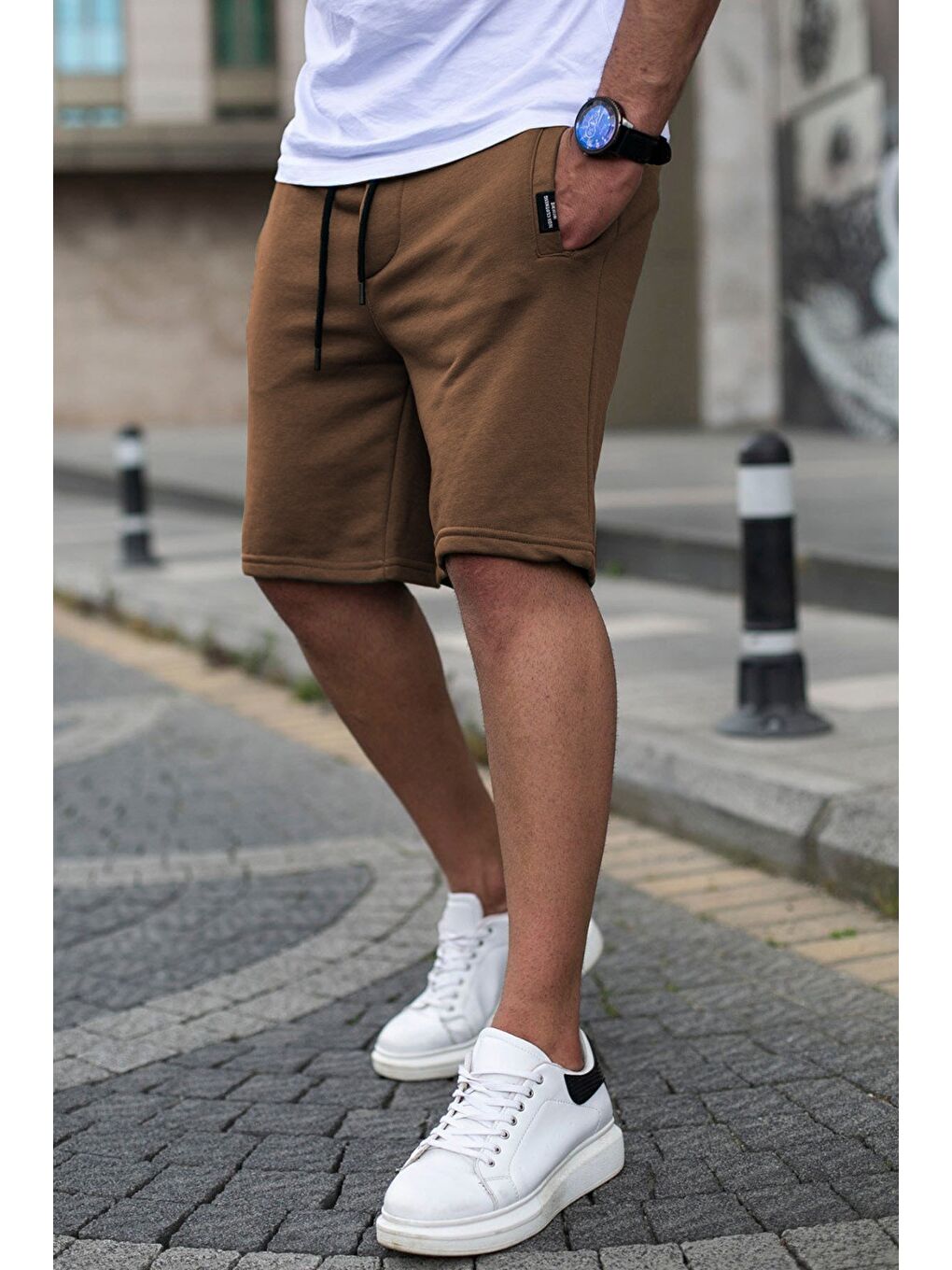 Kahverengi Regular Fit Şort 4842