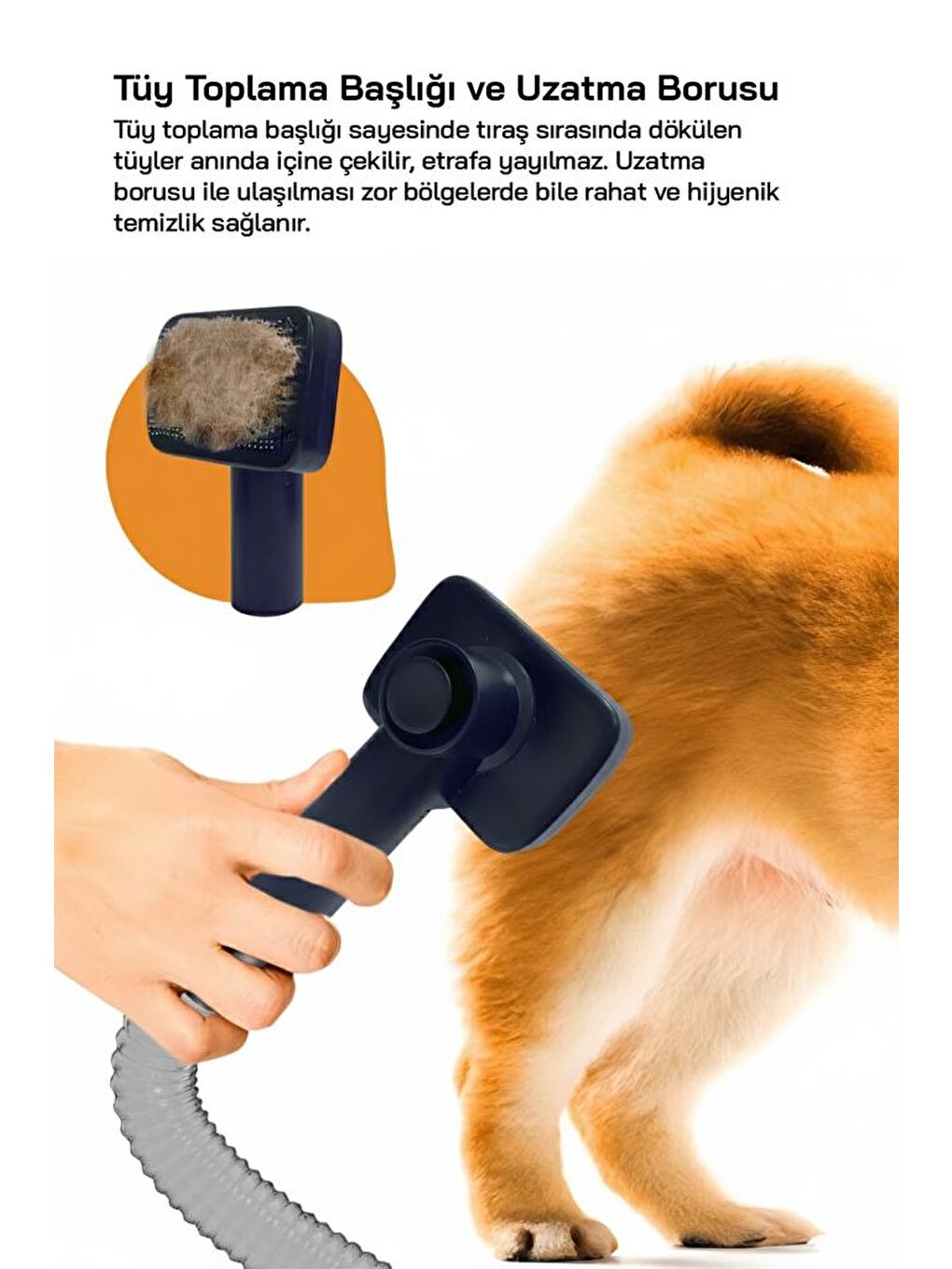 SVC-8634 Kablosuz Dikey Süpürge Lacivert – Evcil Hayvan Tüyleri İçin Güçlü Multi Cyclone-4