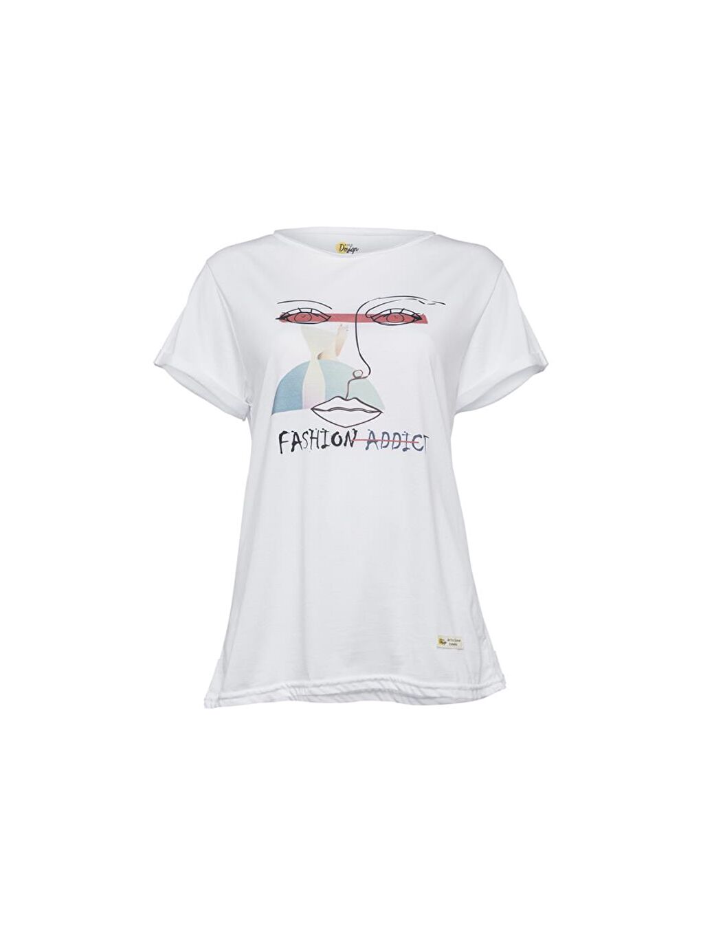 Beyaz Faces FashionAddict Kadın T-Shirt