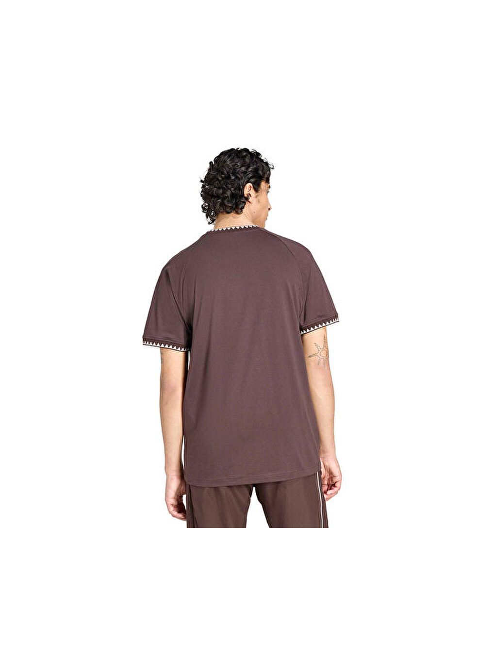Chest Str Ss T Erkek Günlük Tişört Ke2170 Kahverengi-1